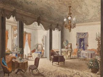 Salon der Kaiserin von Russland in Palermo